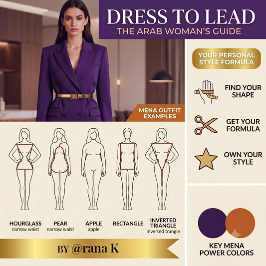 The Complete Body Shape & Silhouette Style Guide for Arab Women